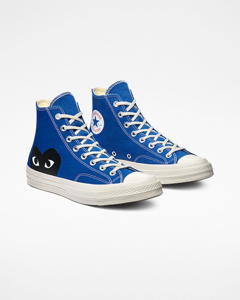 Converse Converse x Comme des Garçons PLAY Chuck 70 Azules Negras | 086-OGDRVA