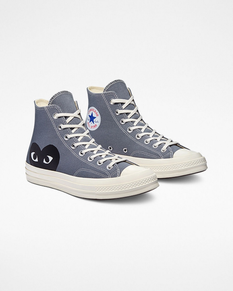 Converse Converse x Comme des Garçons PLAY Chuck 70 Negras | 329-MTDALQ