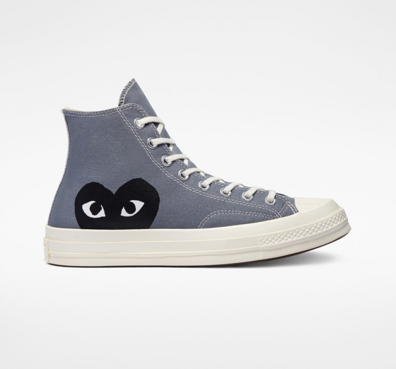 Converse Converse x Comme des Garçons PLAY Chuck 70 Negras | 329-MTDALQ