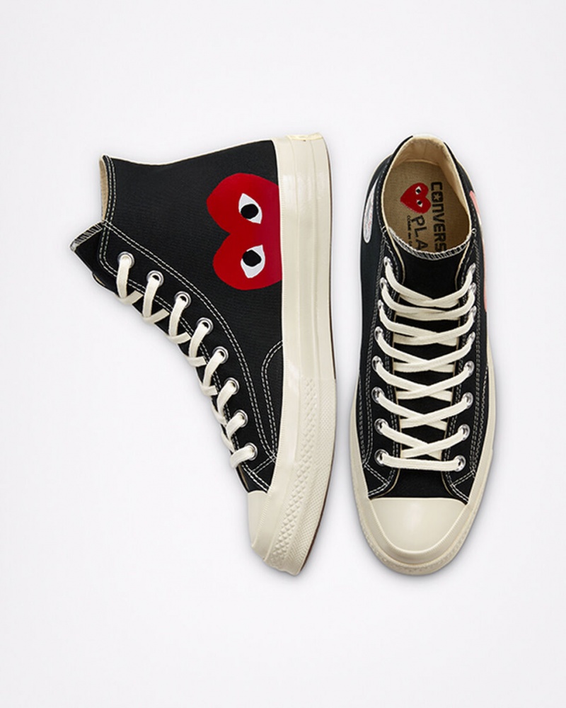 Converse Converse x Comme des Garçons PLAY Chuck 70 Negras Blancas Rojas | 923-XPBJHD