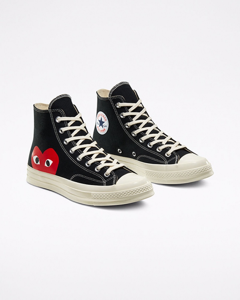 Converse Converse x Comme des Garçons PLAY Chuck 70 Negras Blancas Rojas | 923-XPBJHD