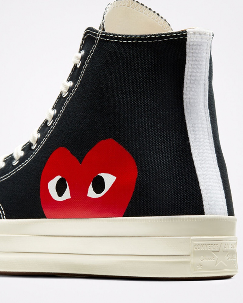 Converse Converse x Comme des Garçons PLAY Chuck 70 Negras Blancas Rojas | 923-XPBJHD