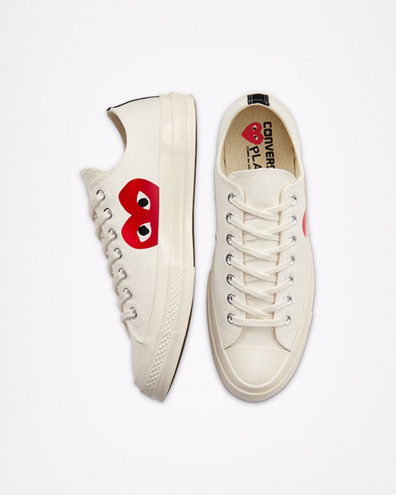 Converse Converse x Comme des Garçons PLAY Chuck 70 Blancas Rojas | 532-YLVSEP