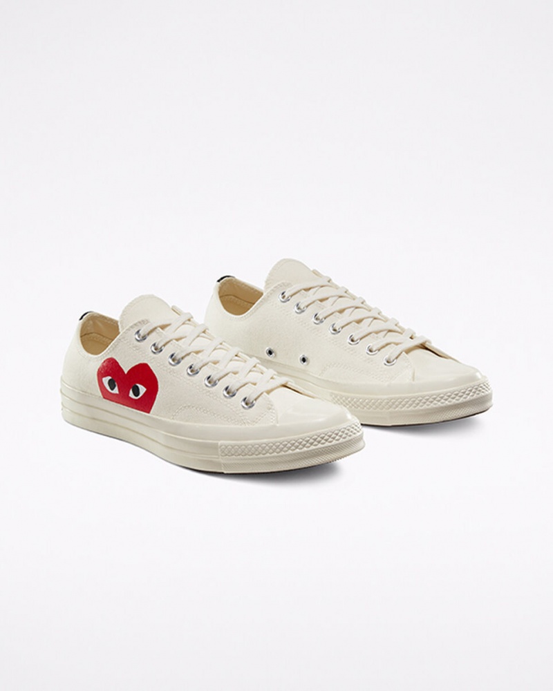 Converse Converse x Comme des Garçons PLAY Chuck 70 Blancas Rojas | 532-YLVSEP