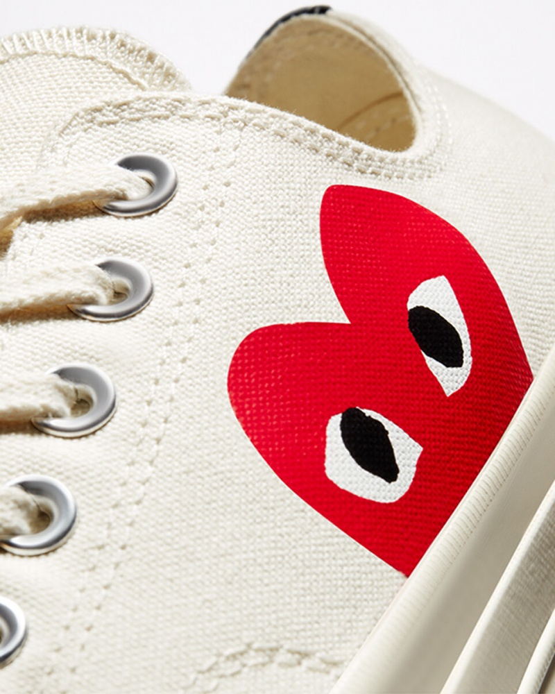 Converse Converse x Comme des Garçons PLAY Chuck 70 Blancas Rojas | 532-YLVSEP