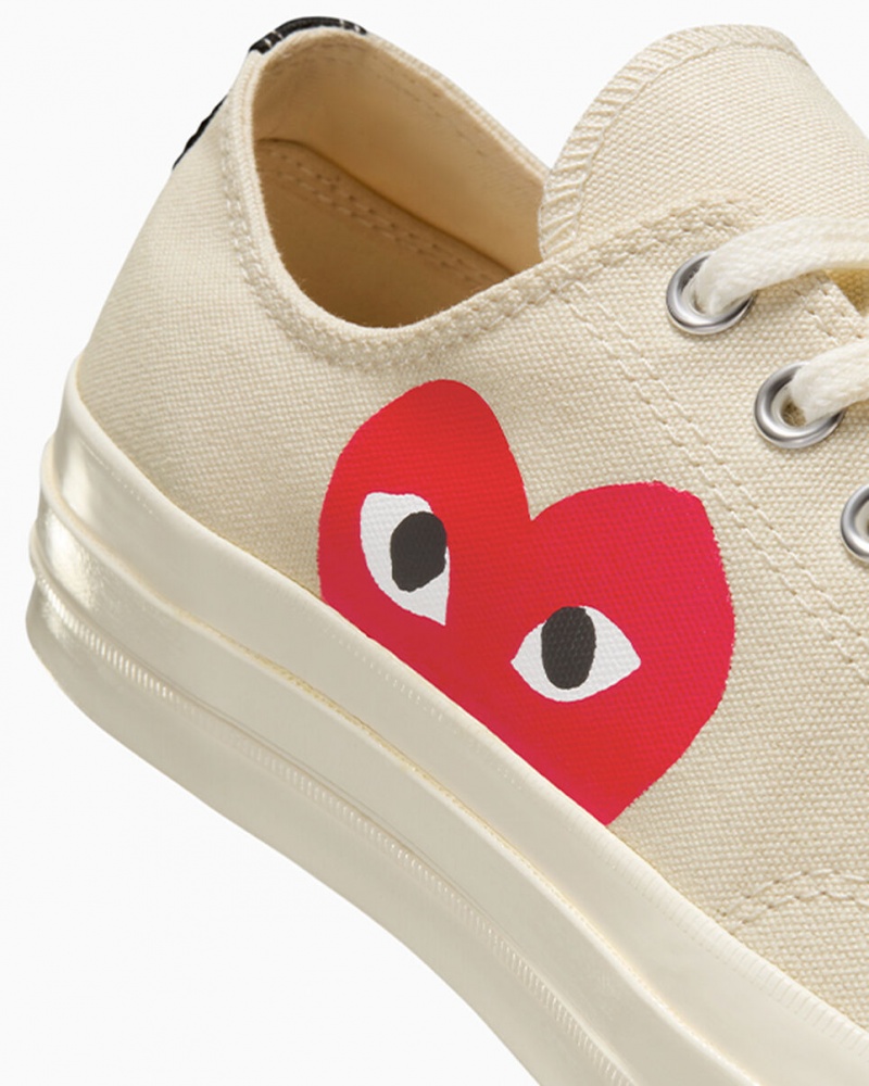 Converse Converse x Comme des Garçons PLAY Chuck 70 Blancas Rojas | 532-YLVSEP