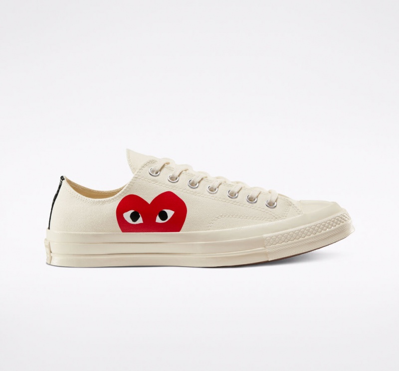 Converse Converse x Comme des Garçons PLAY Chuck 70 Blancas Rojas | 532-YLVSEP