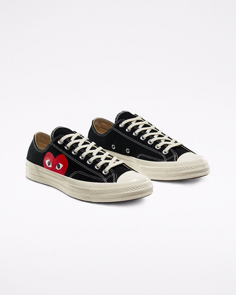 Converse Converse x Comme des Garçons PLAY Chuck 70 Negras Blancas Rojas | 609-JRCMNP