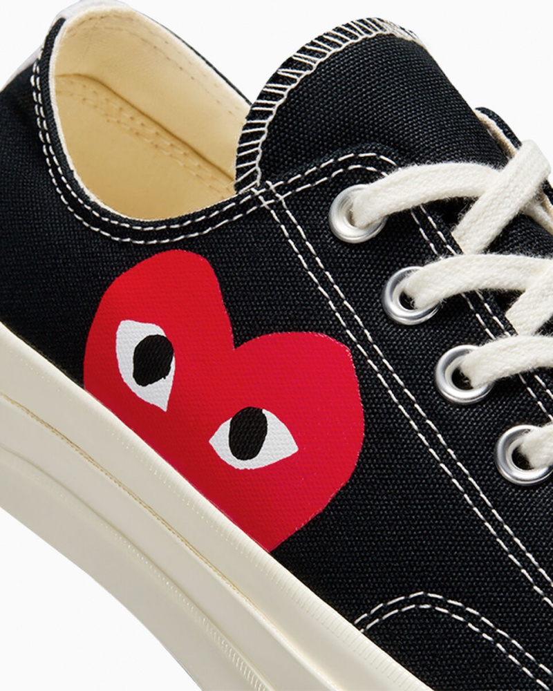 Converse Converse x Comme des Garçons PLAY Chuck 70 Negras Blancas Rojas | 609-JRCMNP