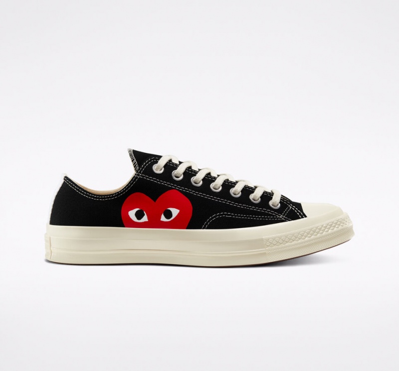 Converse Converse x Comme des Garçons PLAY Chuck 70 Negras Blancas Rojas | 609-JRCMNP