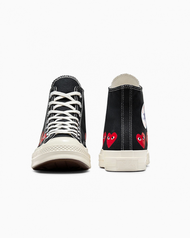 Converse Converse x Comme des Garçons PLAY Chuck 70 Multi Heart Negras Rojas | 246-AZGQTF