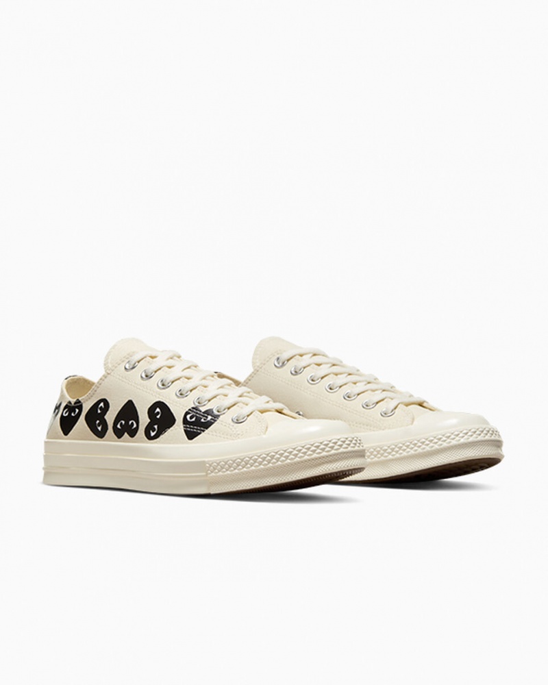 Converse Converse x Comme des Garçons PLAY Chuck 70 Multi Heart Negras | 876-MORVJG