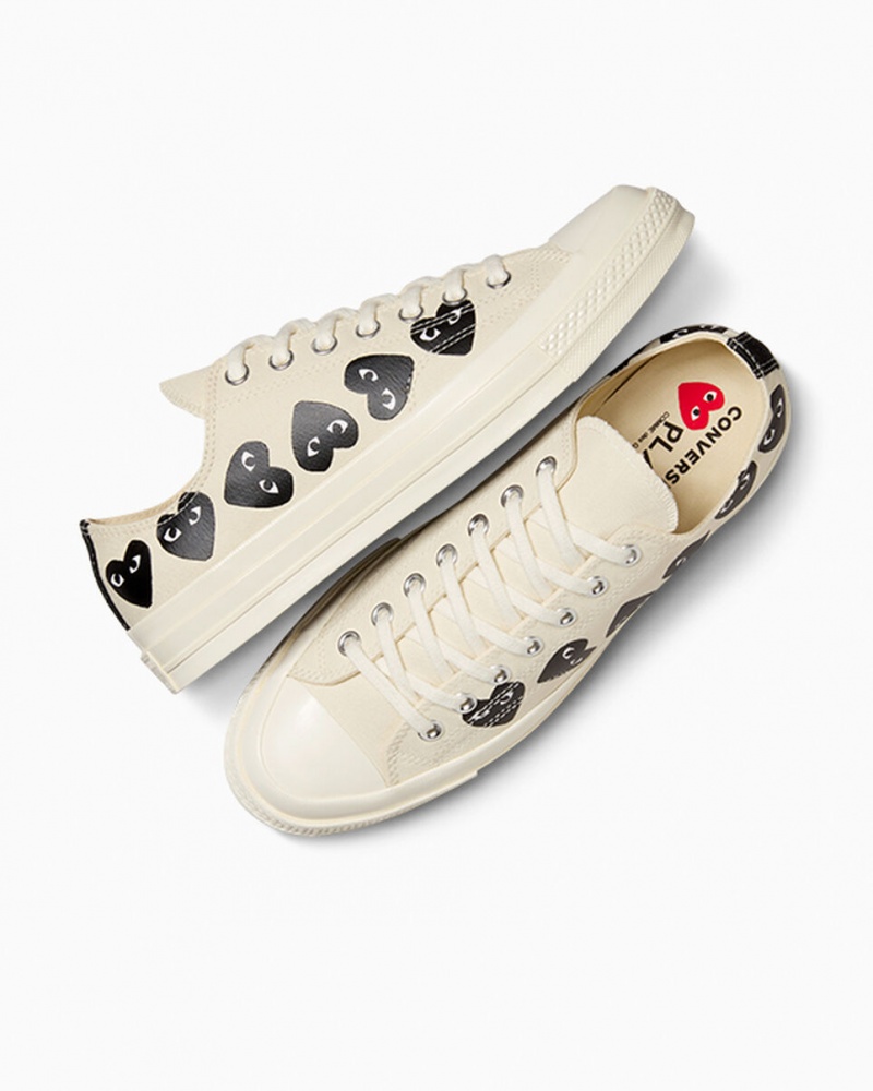 Converse Converse x Comme des Garçons PLAY Chuck 70 Multi Heart Negras | 876-MORVJG