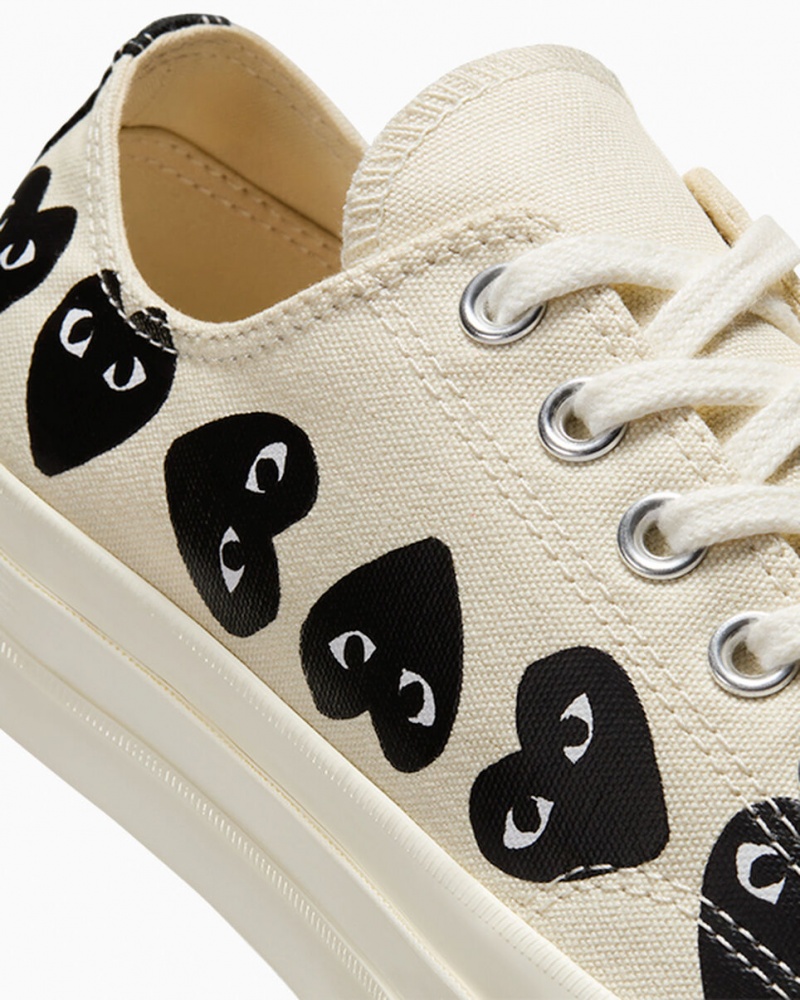 Converse Converse x Comme des Garçons PLAY Chuck 70 Multi Heart Negras | 876-MORVJG