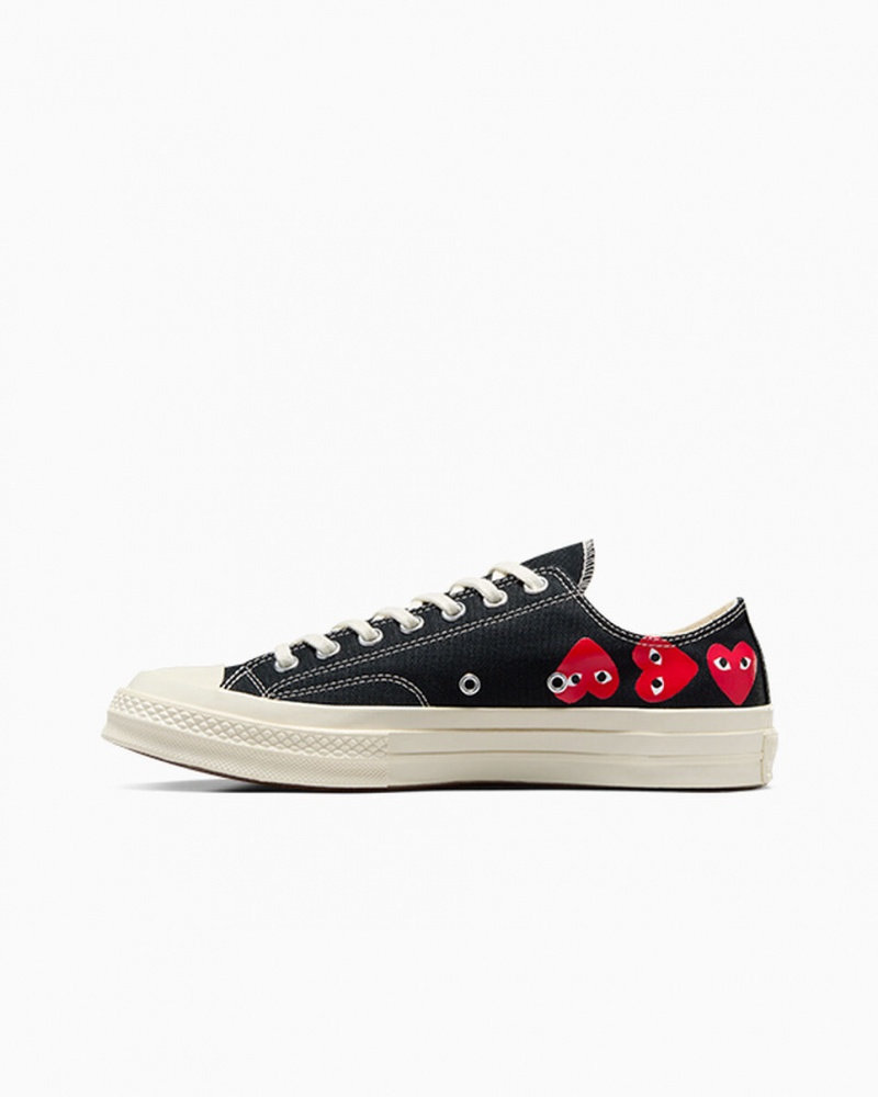 Converse Converse x Comme des Garçons PLAY Chuck 70 Multi Heart Negras Rojas | 198-JSBZQR