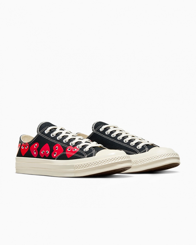 Converse Converse x Comme des Garçons PLAY Chuck 70 Multi Heart Negras Rojas | 198-JSBZQR