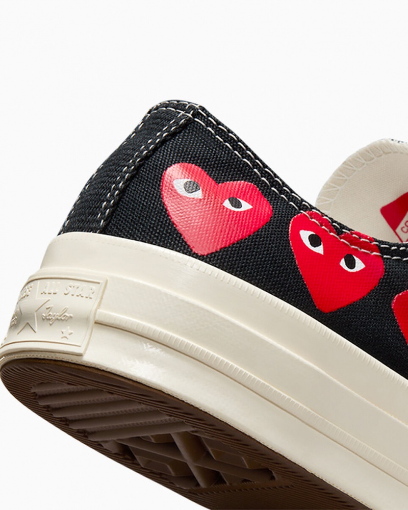 Converse Converse x Comme des Garçons PLAY Chuck 70 Multi Heart Negras Rojas | 198-JSBZQR