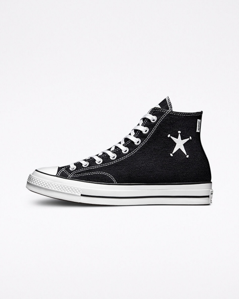 Converse Converse x Stüssy Chuck 70 Negras Blancas Negras | 925-IKLSUD