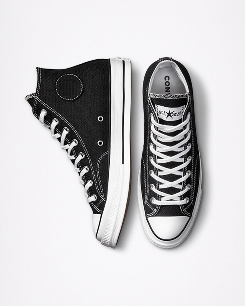 Converse Converse x Stüssy Chuck 70 Negras Blancas Negras | 925-IKLSUD