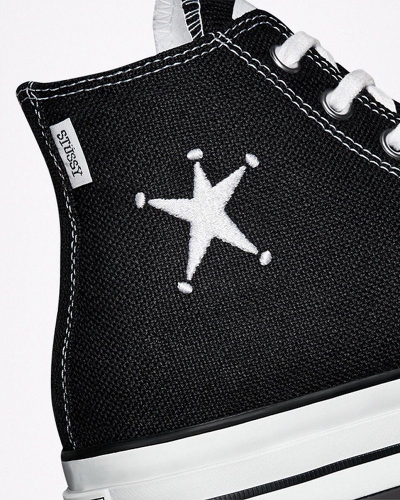 Converse Converse x Stüssy Chuck 70 Negras Blancas Negras | 469-PFGDOZ