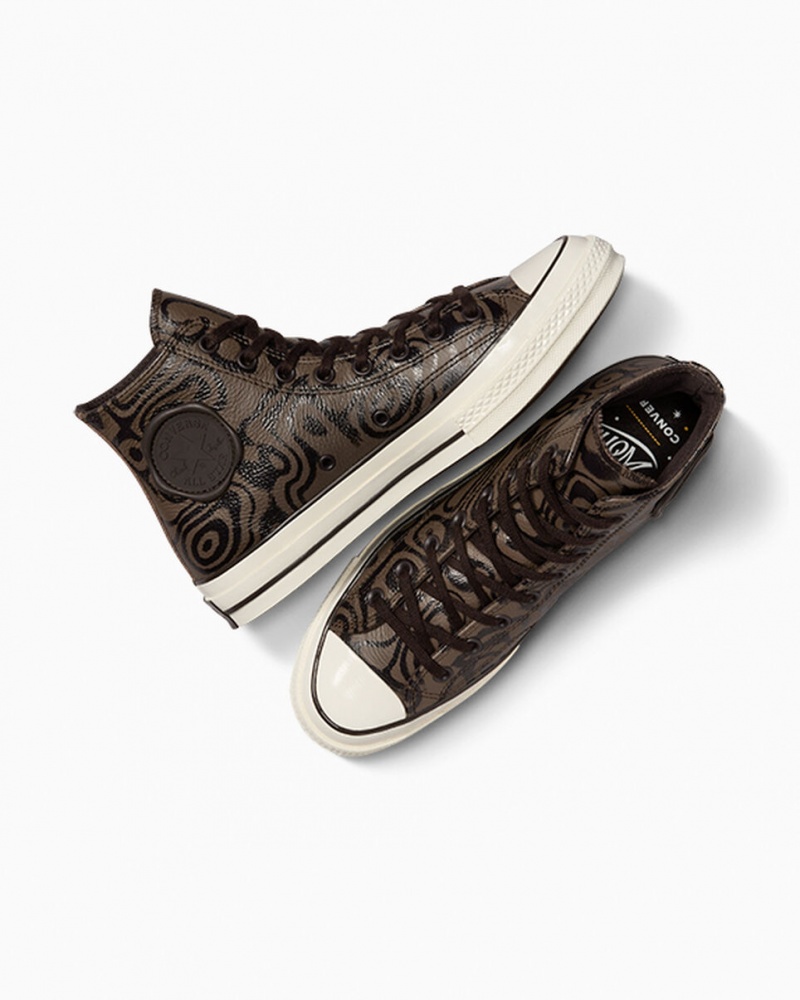 Converse Converse x Wonka Chuck 70 Chocolate Swirl Marrones | 104-UBYLPN