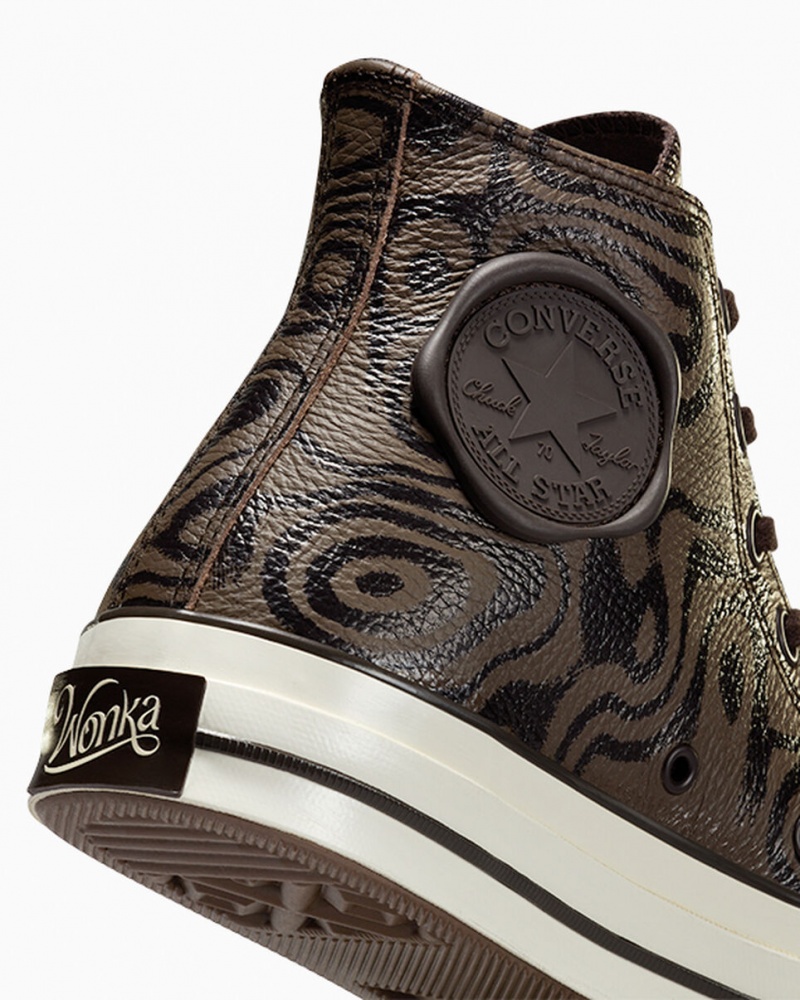 Converse Converse x Wonka Chuck 70 Chocolate Swirl Marrones | 104-UBYLPN