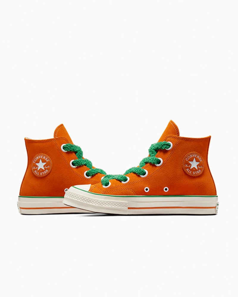 Converse Converse x Wonka Chuck 70 Oompa Loompa Naranjas Verde | 653-BQHZWP