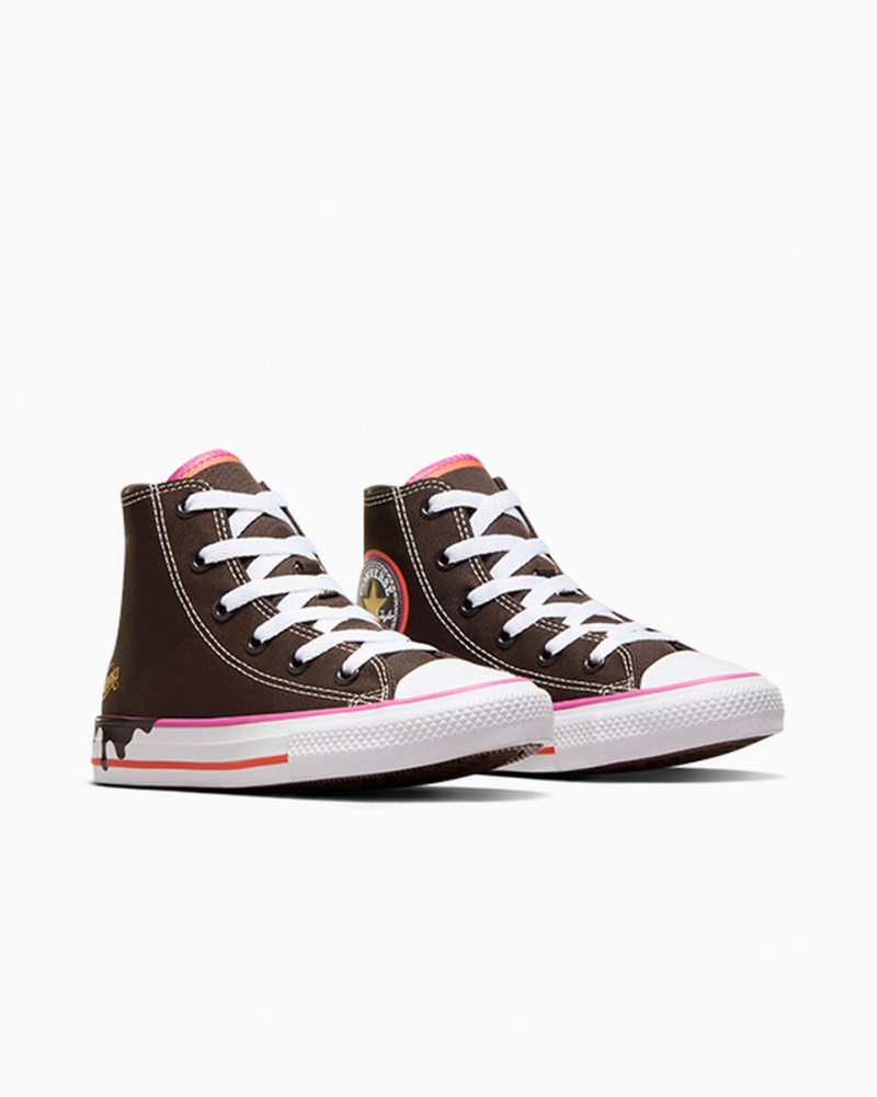 Converse Converse x Wonka Chuck Taylor All Star Marrones Blancas | 201-UIRFVZ