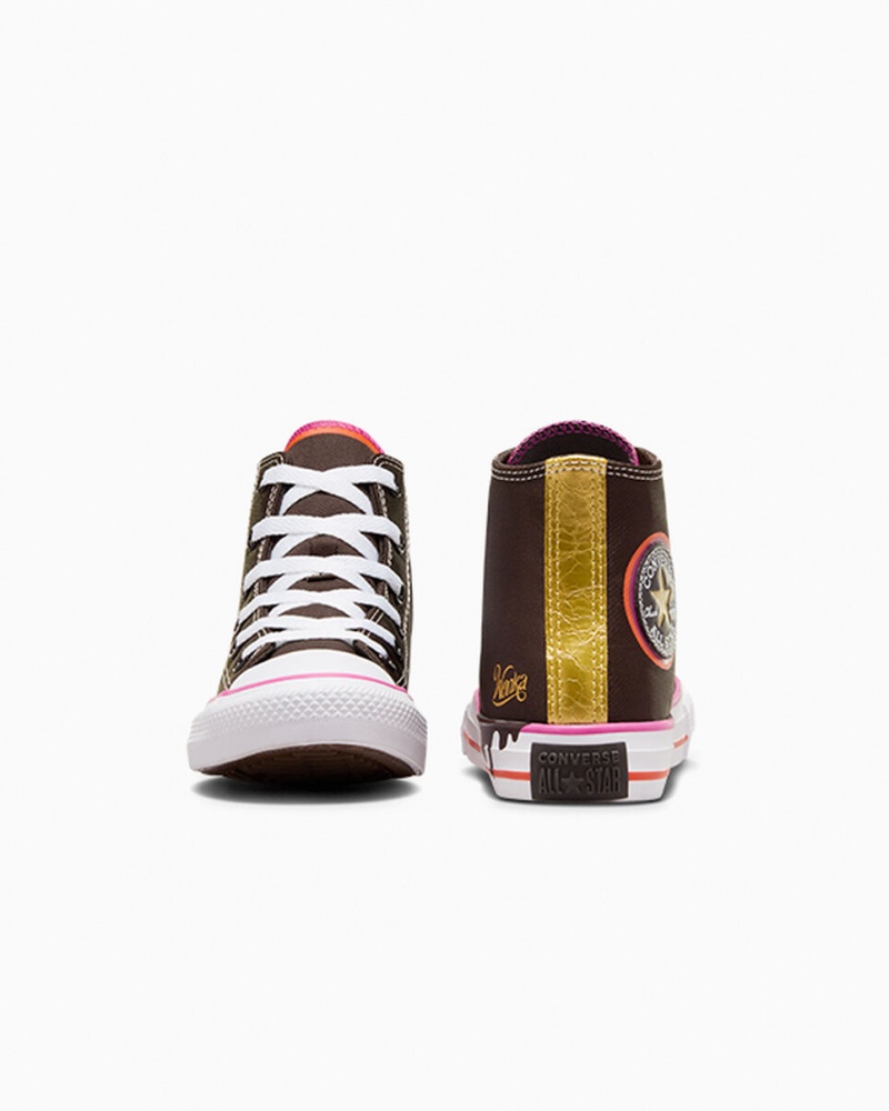 Converse Converse x Wonka Chuck Taylor All Star Marrones Blancas | 201-UIRFVZ