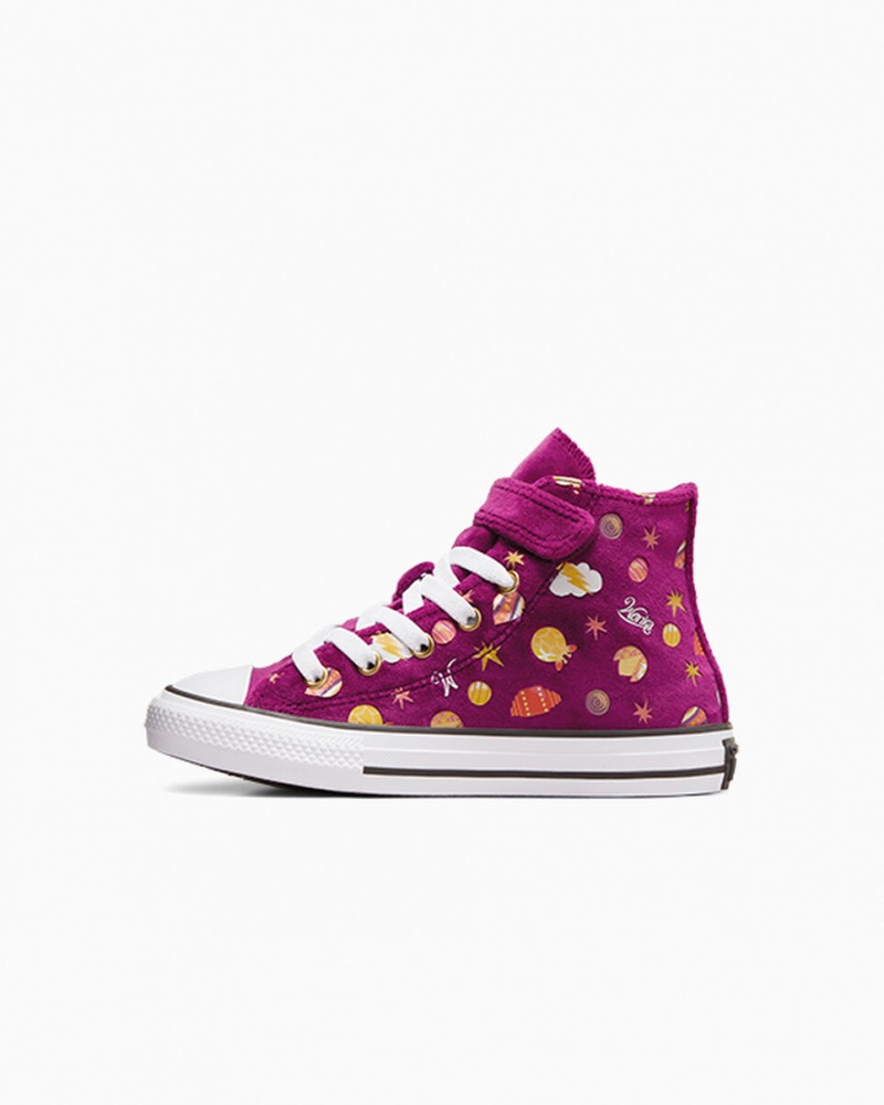 Converse Converse x Wonka Chuck Taylor All Star Easy On Moradas Doradas Blancas | 916-TWPEOY