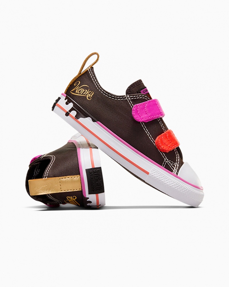 Converse Converse x Wonka Chuck Taylor All Star Easy On Marrones Rosas Blancas | 561-HLWVRM