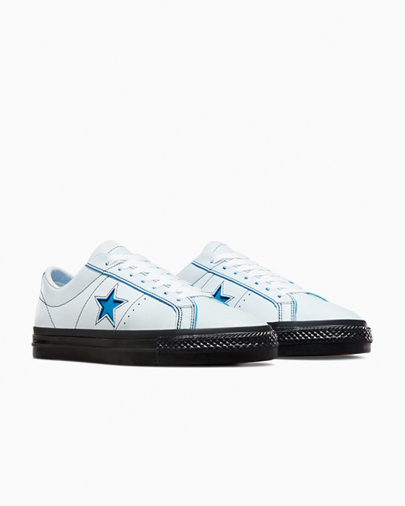 Converse Eddie Cernicky One Star Pro Blancas Negras Azules | 213-OWDSNY