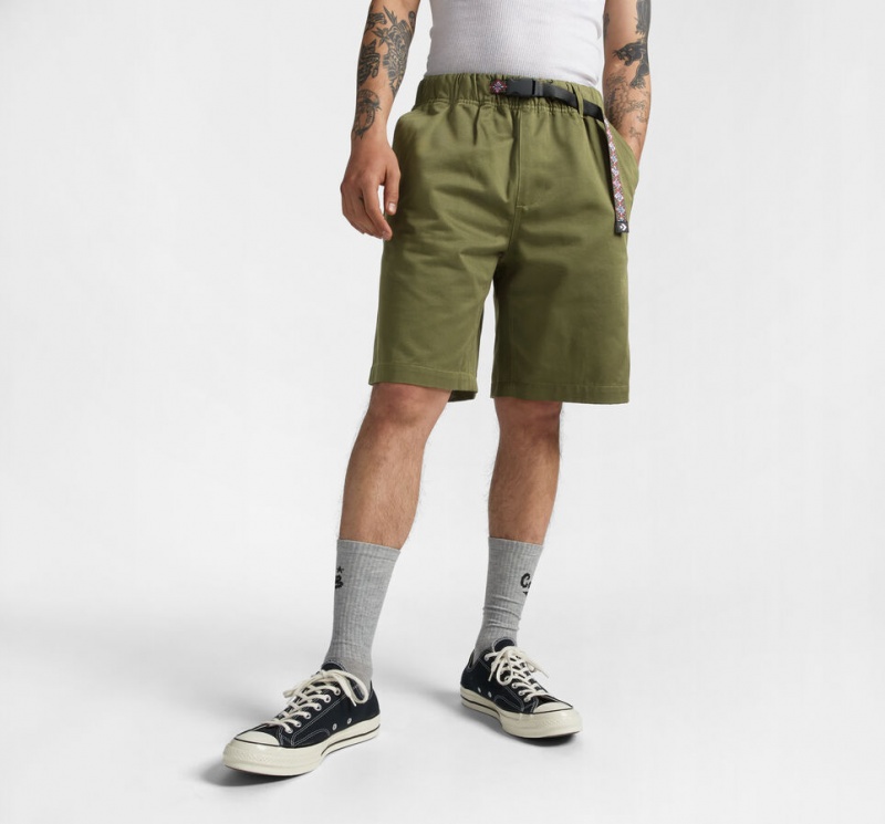 Converse Elevated Ligeros Cargo Corta Verde | 673-AZBQYS