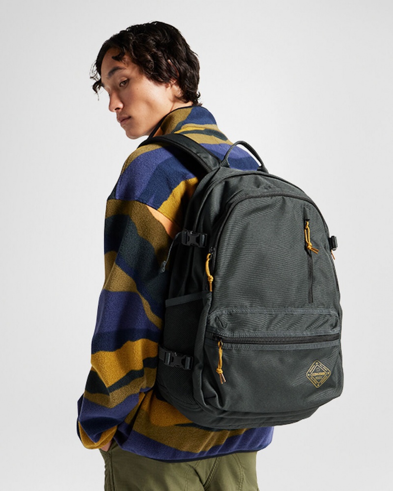 Converse Estampadas Directo Edge Backpack Verde | 702-XHSGWU