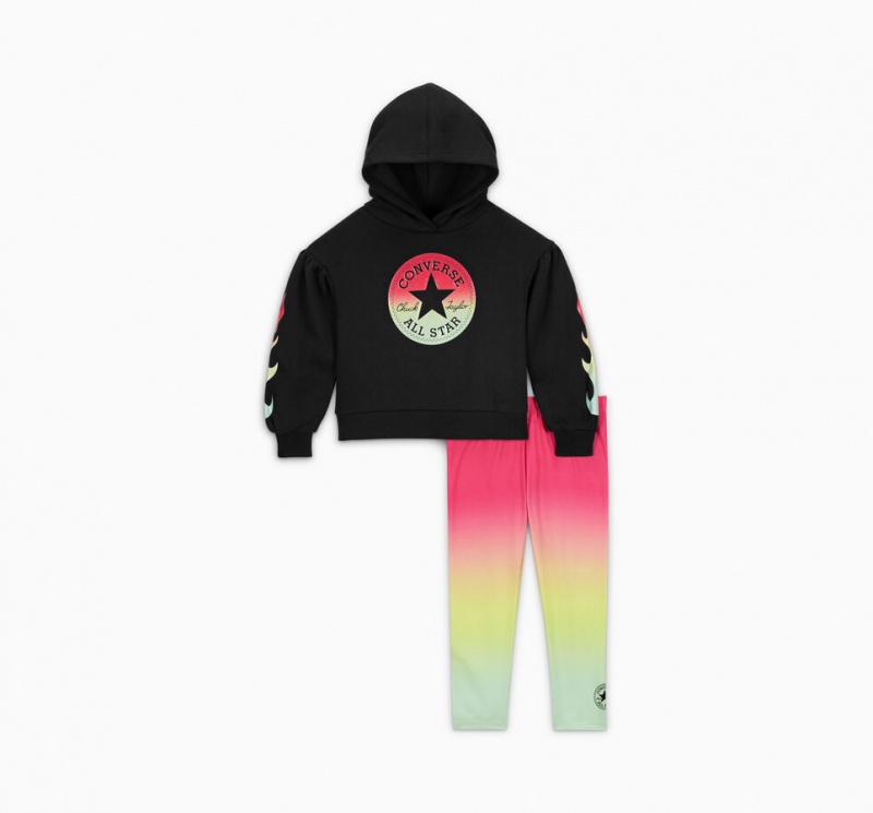 Converse Gradient Hoodie & Leggings Set Rosas | 845-COLNXW