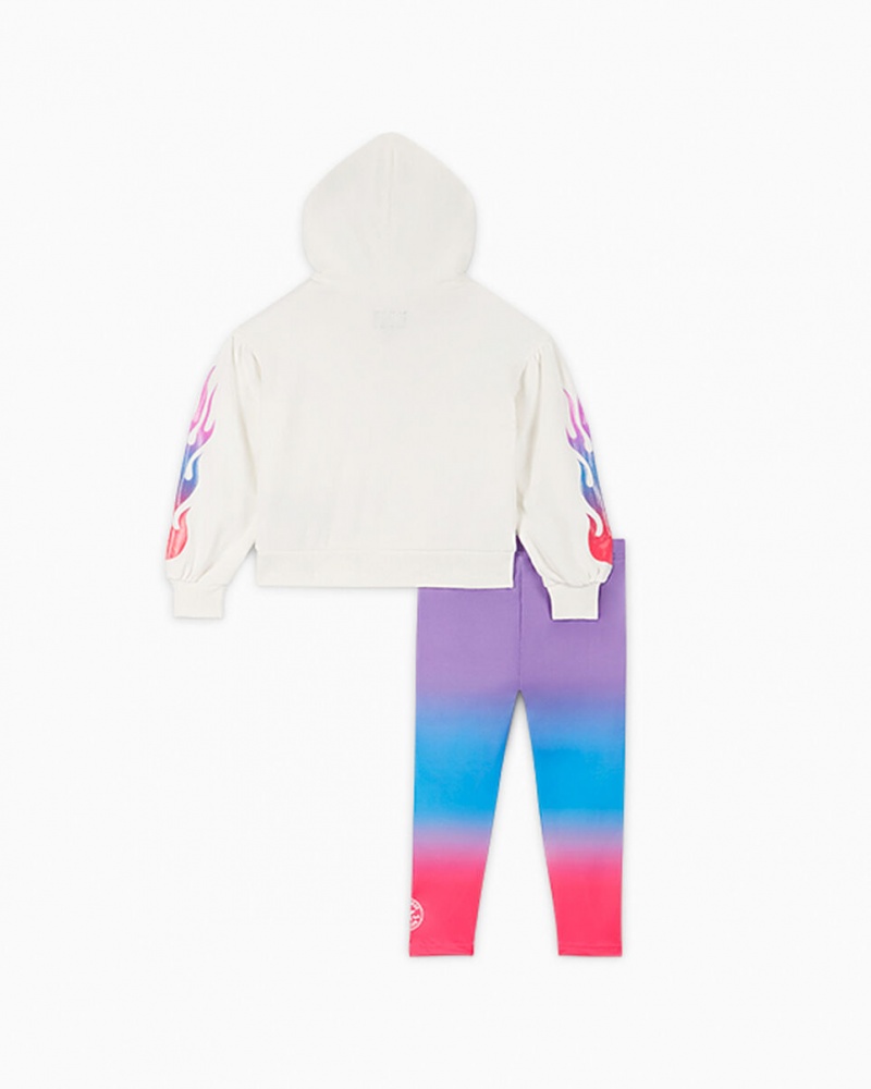 Converse Gradient Hoodie & Leggings Set Bright Violet | 795-XEIGLR