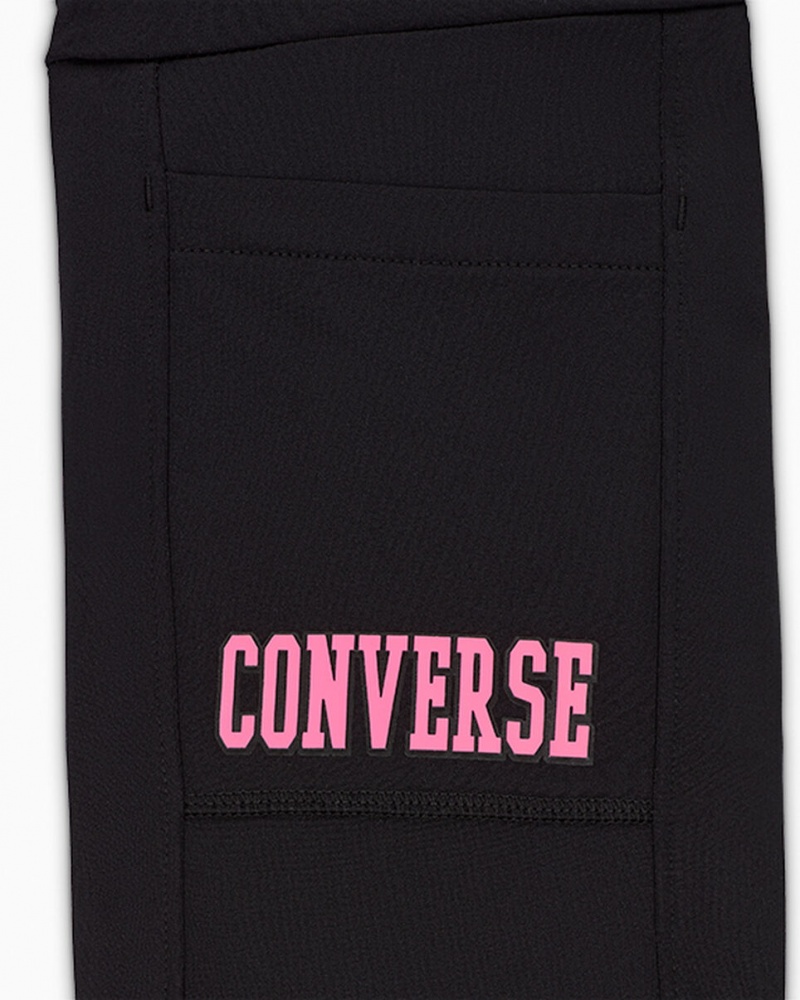 Converse High Rise Flare Leggings Negras | 935-JBZVWU