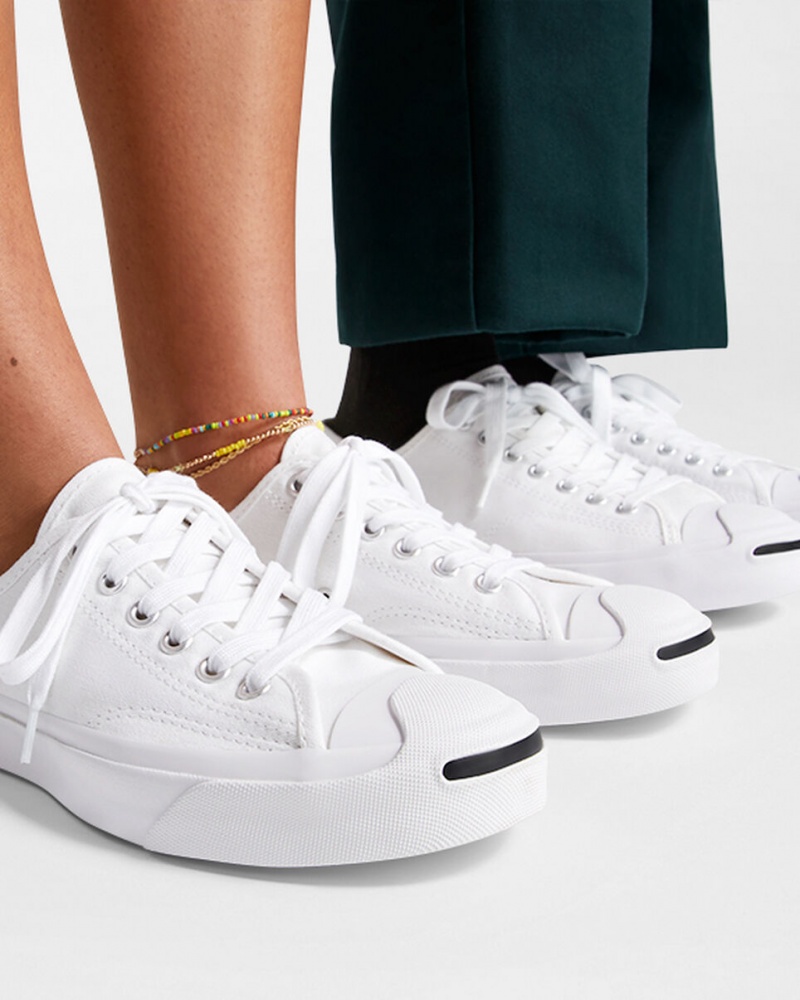 Converse Jack Purcell Blancas Blancas Negras | 975-BZRGTM