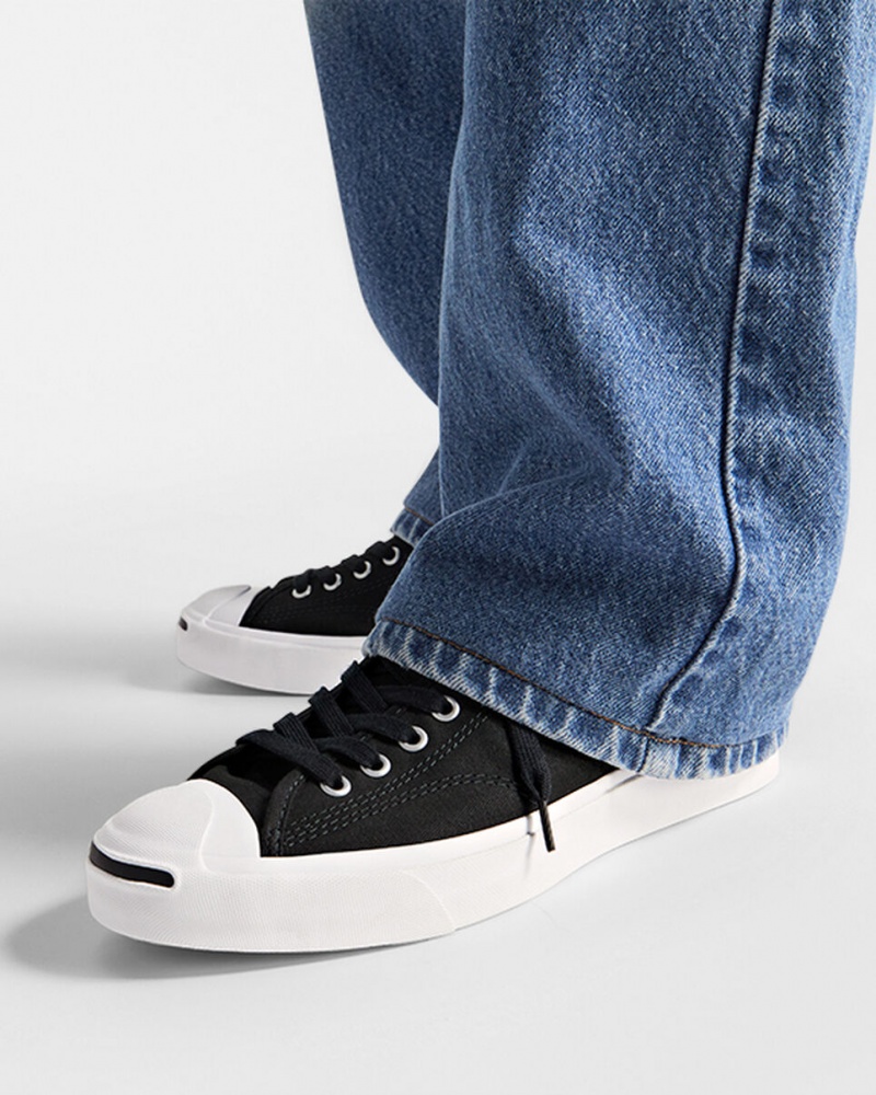 Converse Jack Purcell Negras Blancas Negras | 140-UKMGOR