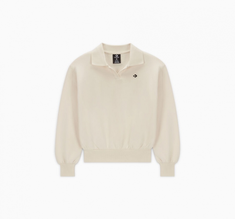 Converse Polo Crew Natural Ivory | 327-OUGHLI