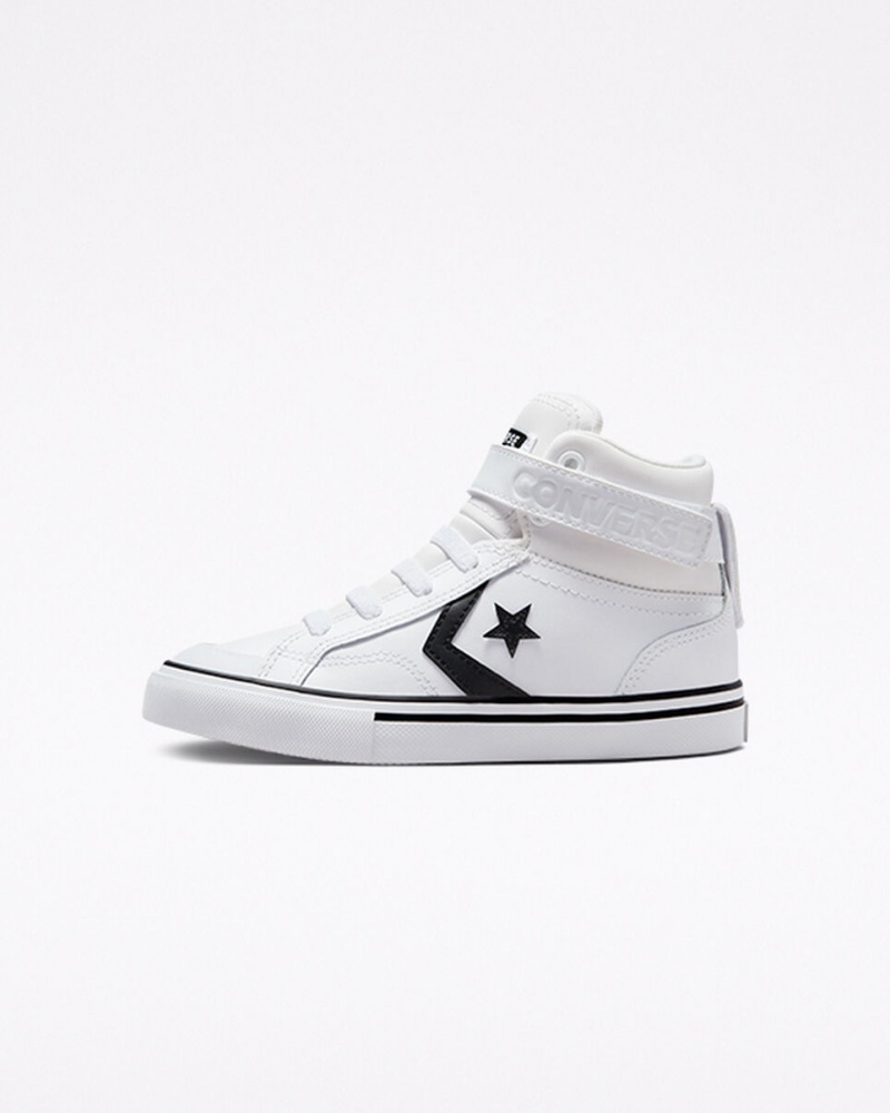 Converse Pro Blaze Correa Cuero Blancas Negras Blancas | 296-SMDNXL