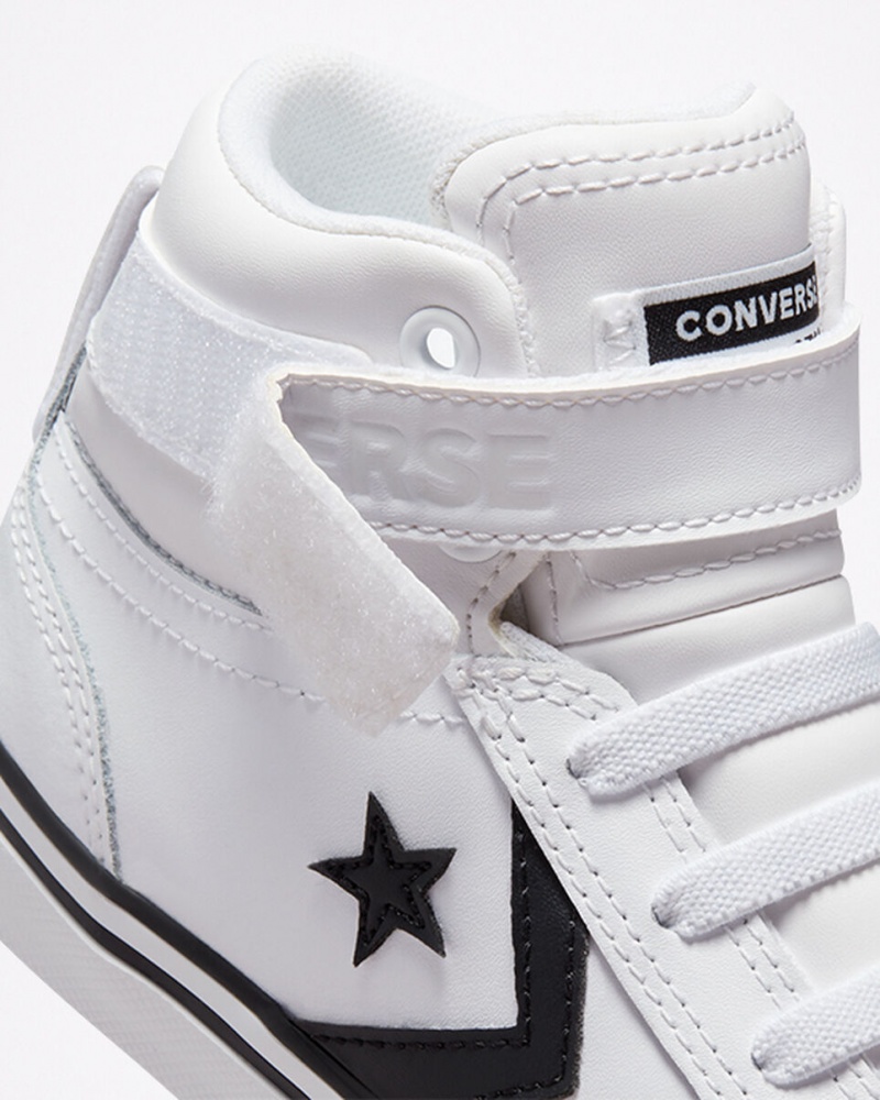 Converse Pro Blaze Correa Cuero Blancas Negras Blancas | 296-SMDNXL