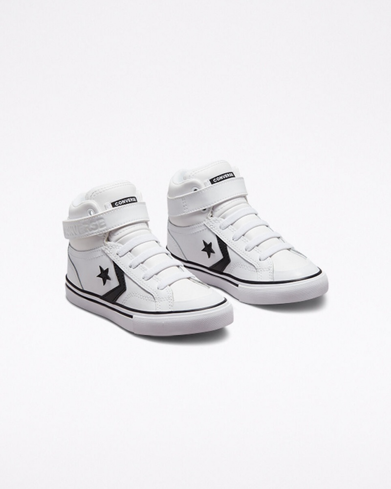 Converse Pro Blaze Correa Cuero Blancas Negras Blancas | 296-SMDNXL