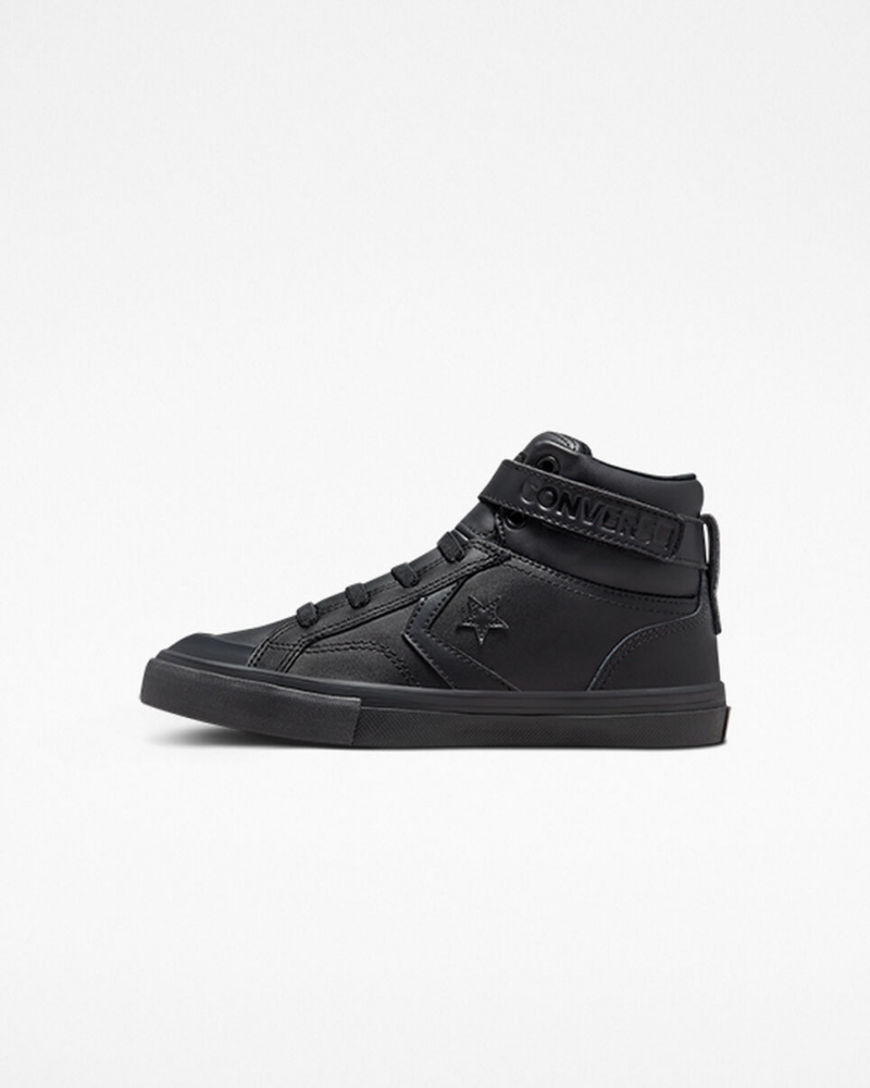 Converse Pro Blaze Correa Cuero Negras Negras Negras | 963-GIWCNM