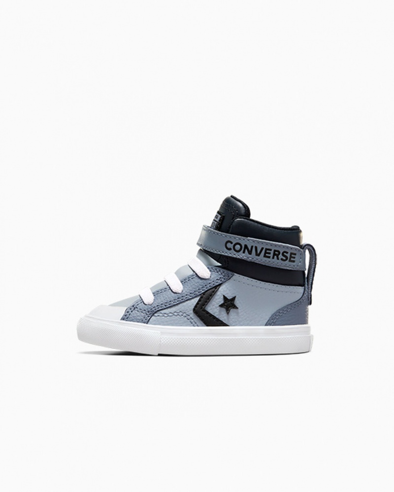 Converse Pro Blaze Correa Cuero Plateadas Negras Blancas | 549-HCBPLZ