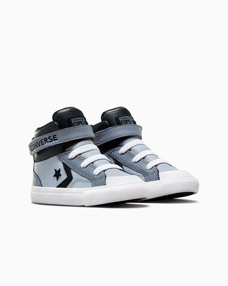 Converse Pro Blaze Correa Cuero Plateadas Negras Blancas | 549-HCBPLZ