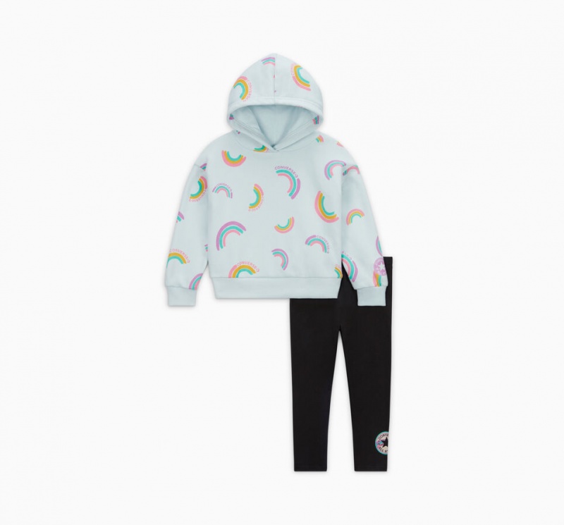 Converse Rainbow Hoodie & Leggings Set Negras | 359-XUBYSW