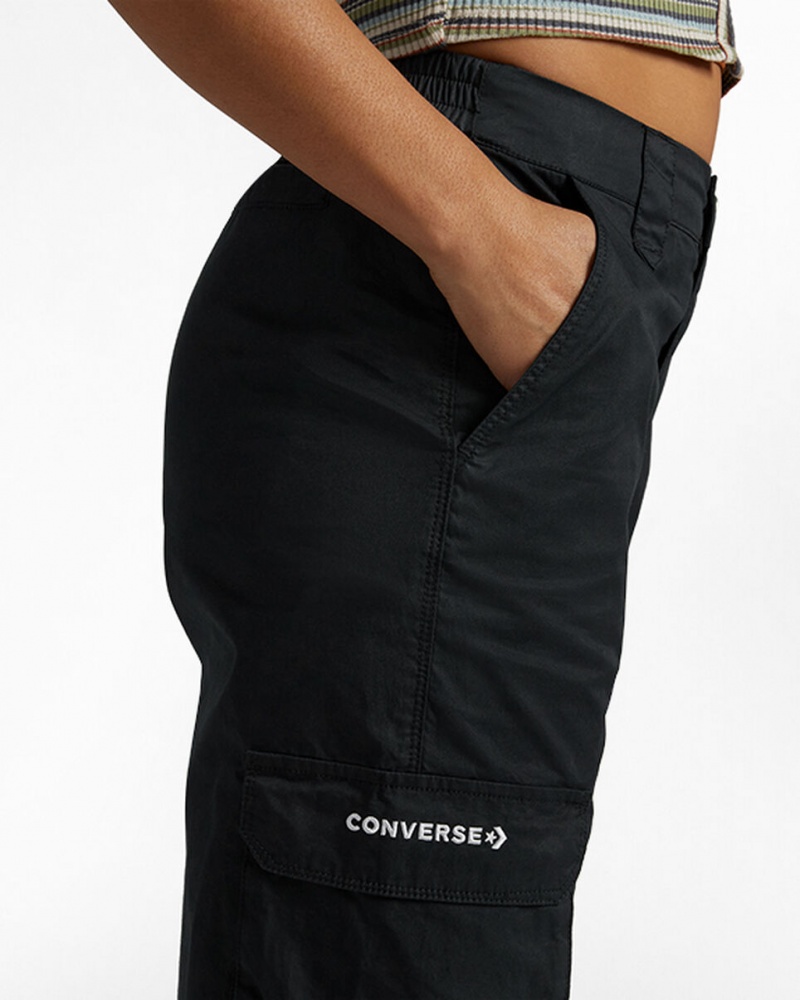 Converse Relaxed Cargo Pant Negras | 025-SMECZL