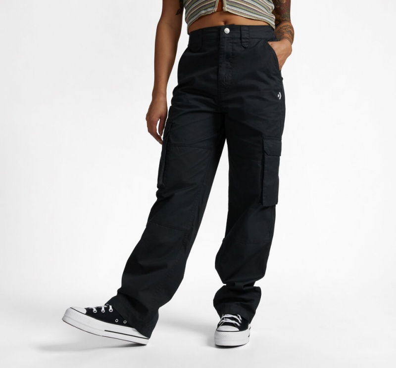 Converse Relaxed Cargo Pant Negras | 025-SMECZL