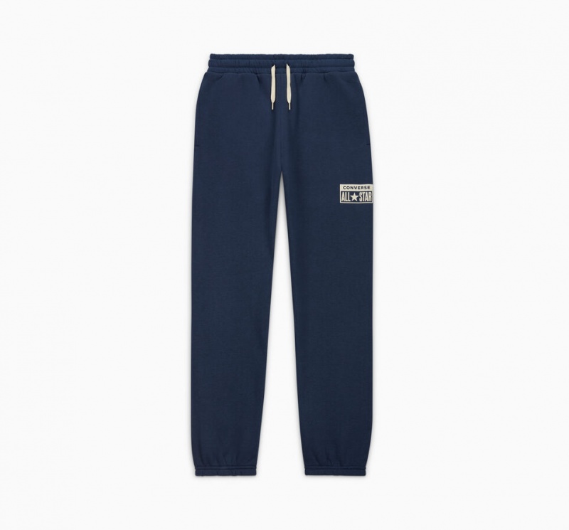 Converse Relaxed Fleece Joggers Azul Marino | 127-UGERIA